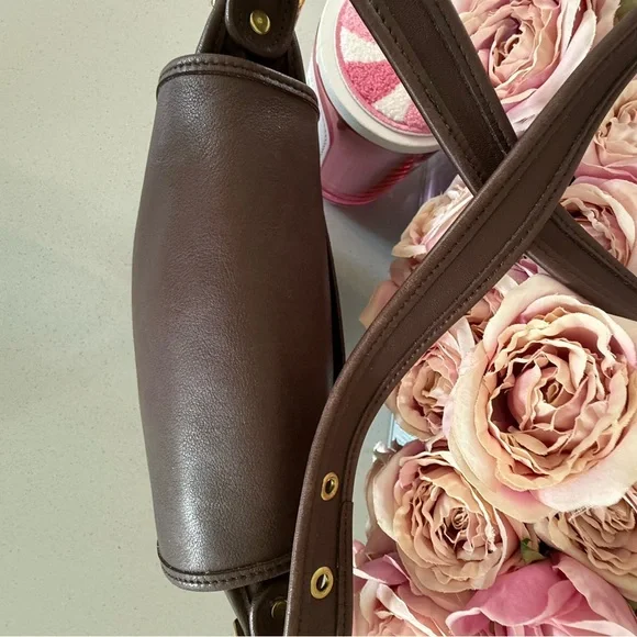 Vintage USA Coach Legacy champion gloved Tanned crossbody bag turn lock - Picture 12 of 15